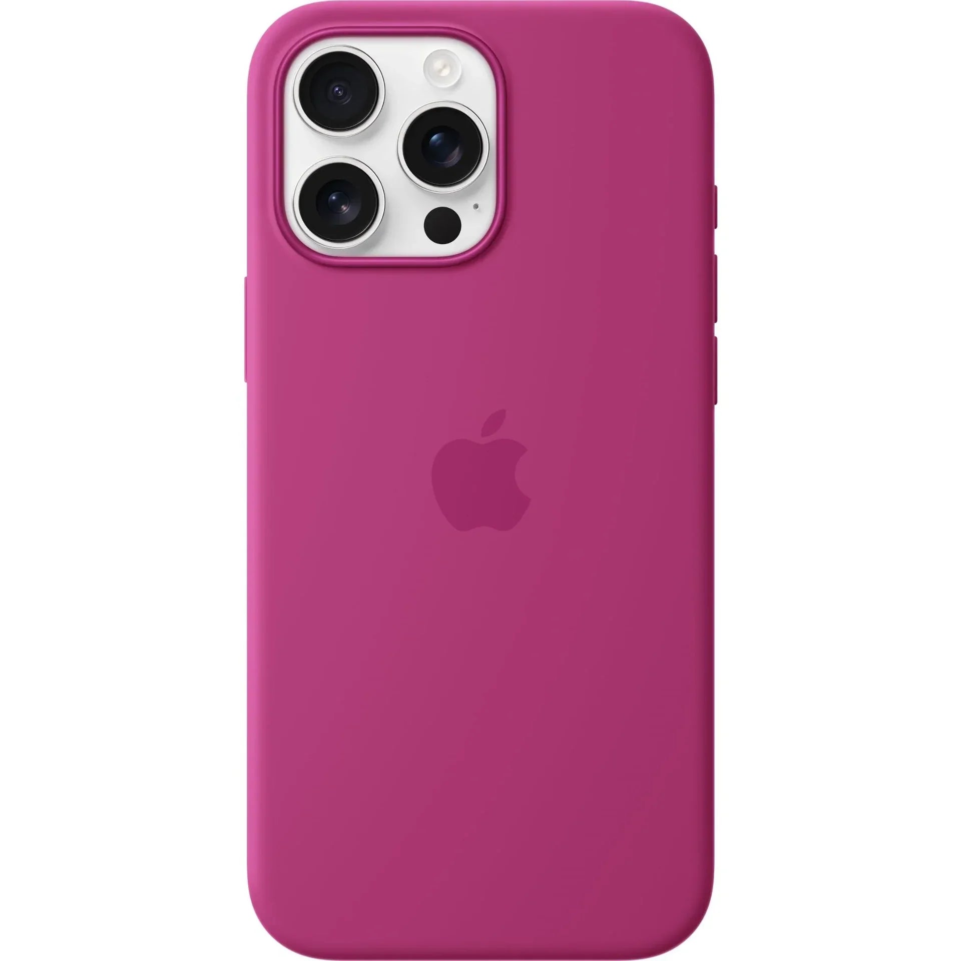 Apple iPhone 16 Pro Silicone Case with MagSafe - Fuchsia - Tashqila Apple iPhone 16 Pro Silicone Case with MagSafe - Fuchsia - Tashqila