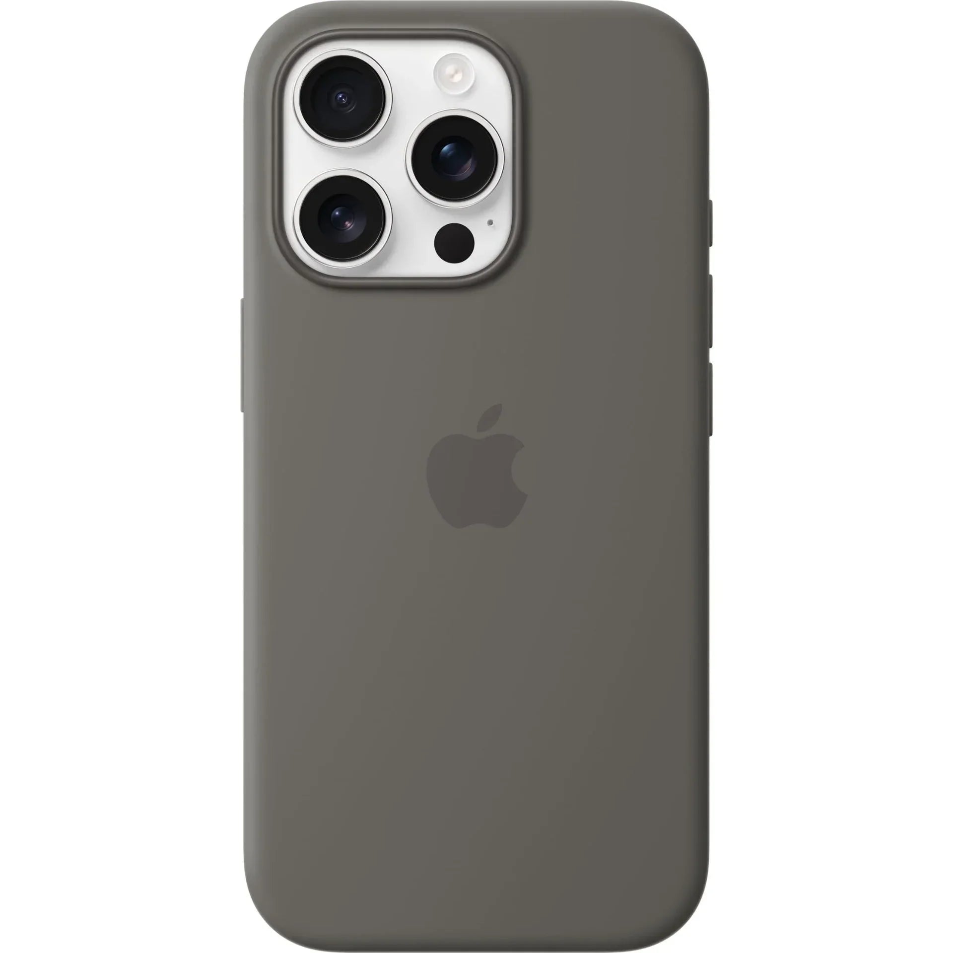 Apple iPhone 16 Pro Silicone Case with MagSafe - Stone Gray - Tashqila Apple iPhone 16 Pro Silicone Case with MagSafe - Stone Gray - Tashqila