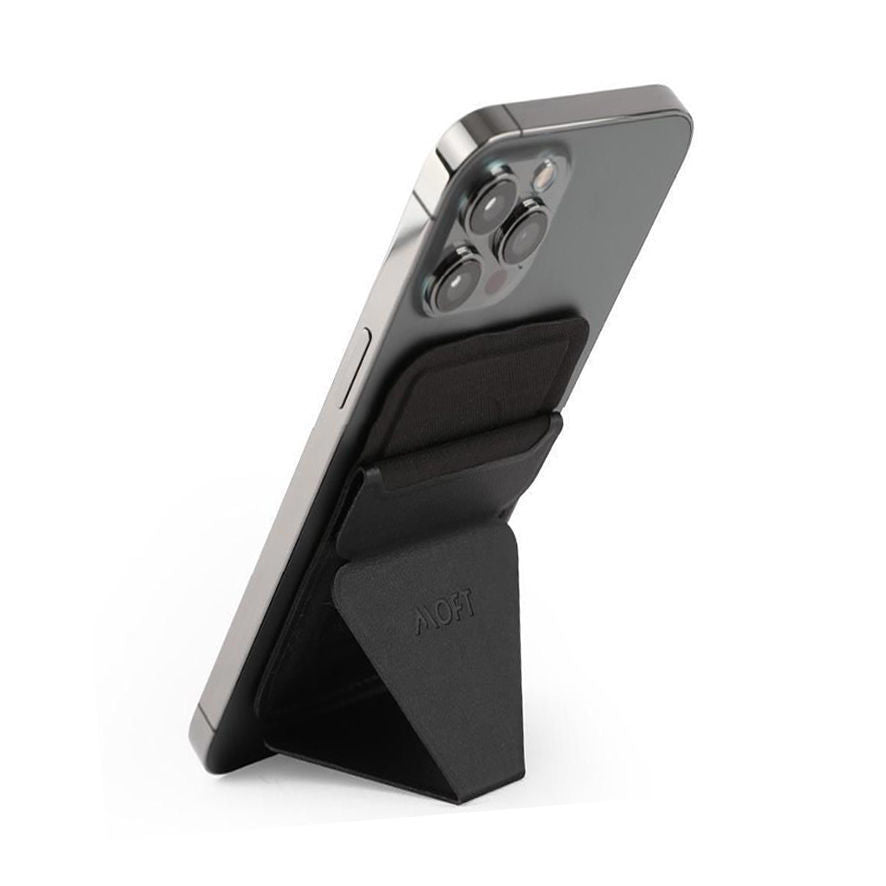 Moft Snap-On iPhone Stand & Wallet - Black