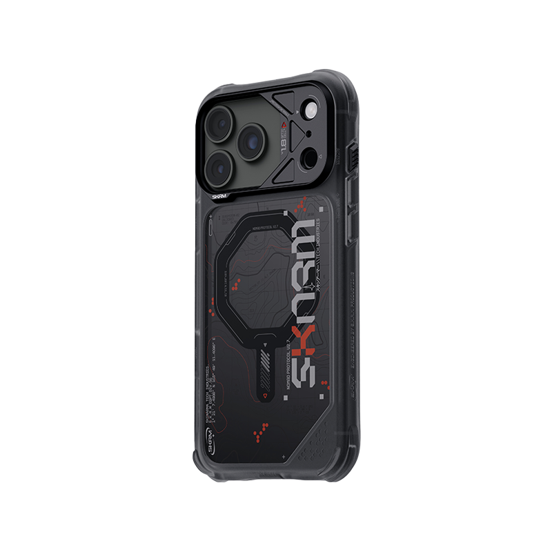 iPhone 18 Pro Max, SkinArma Sonar Cover, Black
