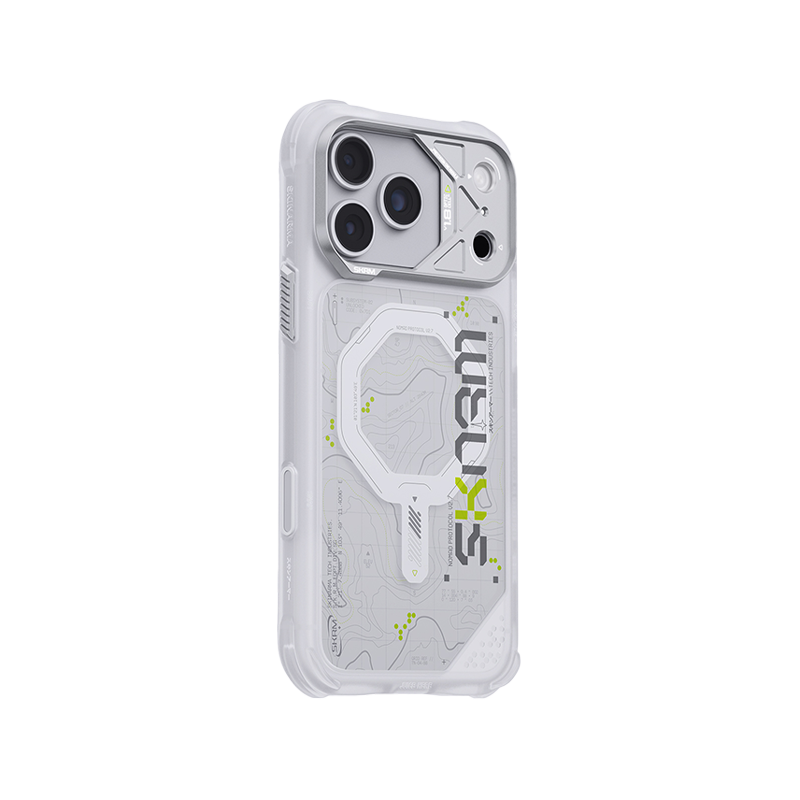 iPhone 18 Pro Max, SkinArma Sonar Cover, White