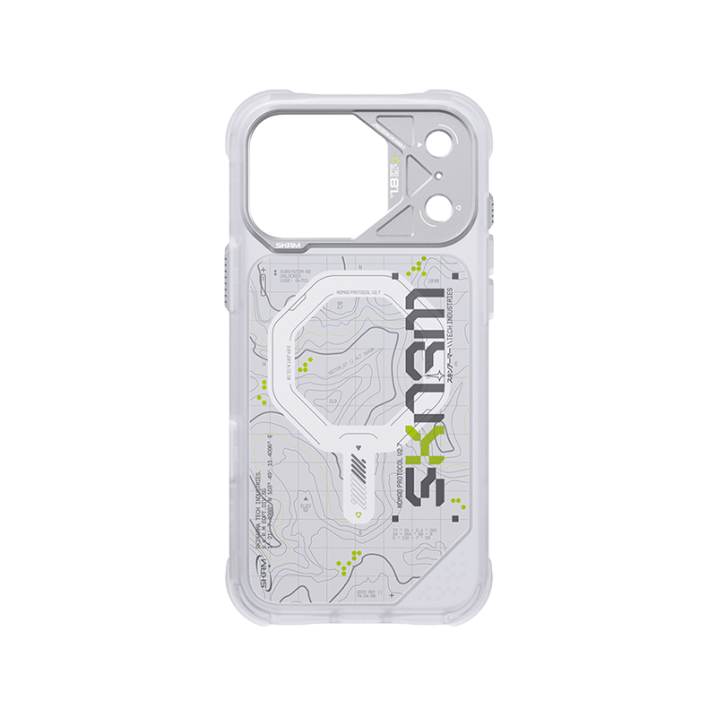 iPhone 18 Pro Max, SkinArma Sonar Cover, White