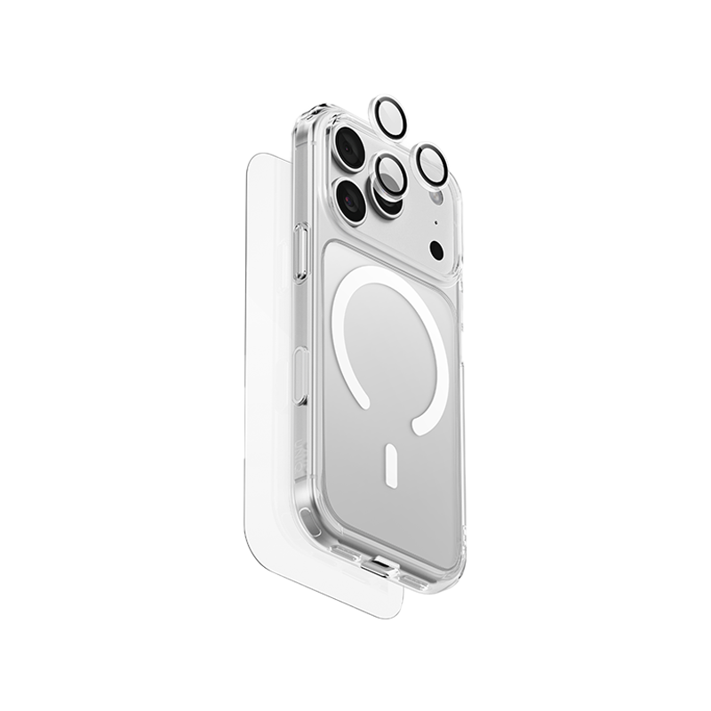 iPhone 18 Pro Max, Uniq Hybrid Clearvue 360 4in1 Bundle Pack