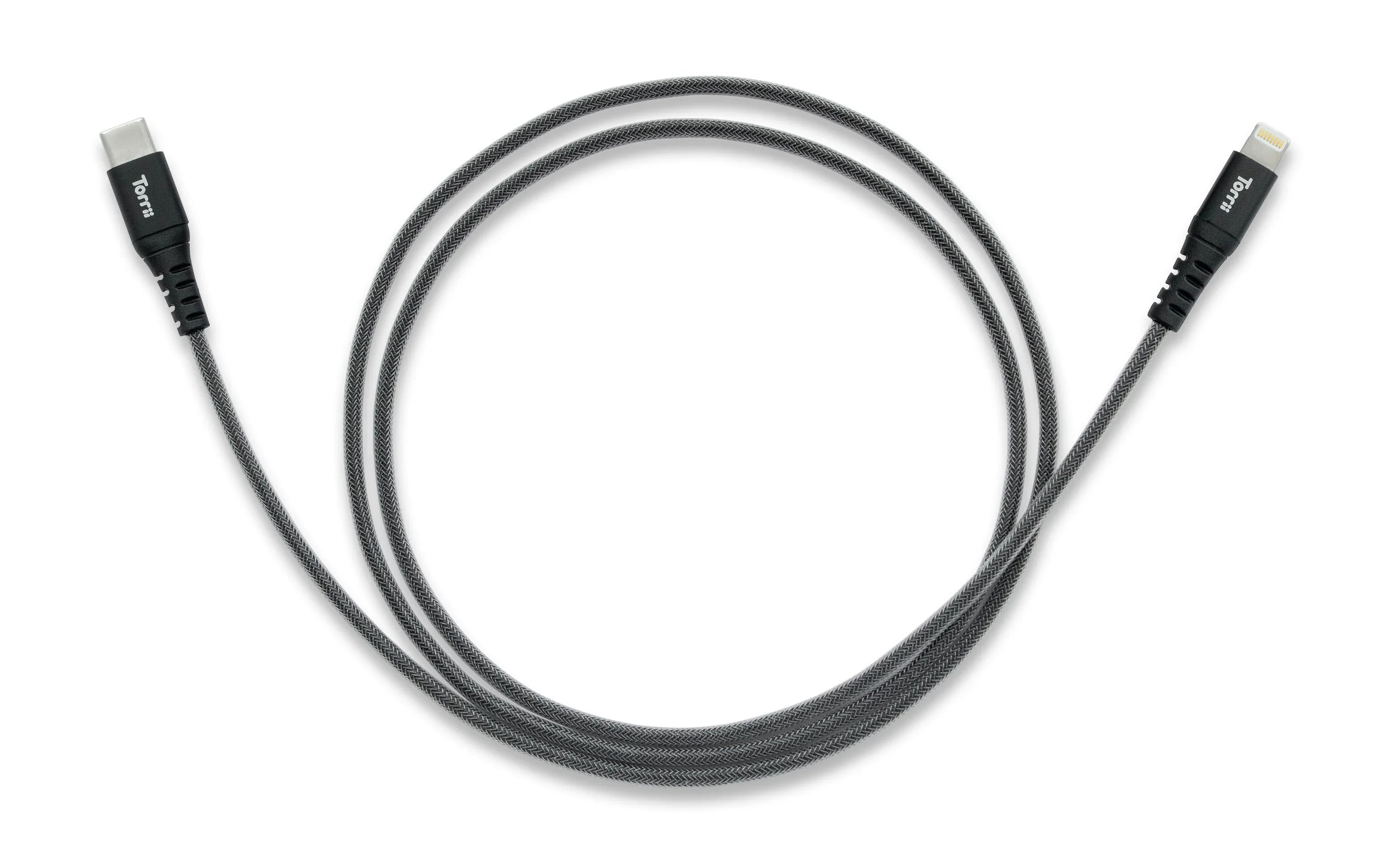 Torrii Kevable Type-C To Mfi Lightning Cable - Black - Tashqila