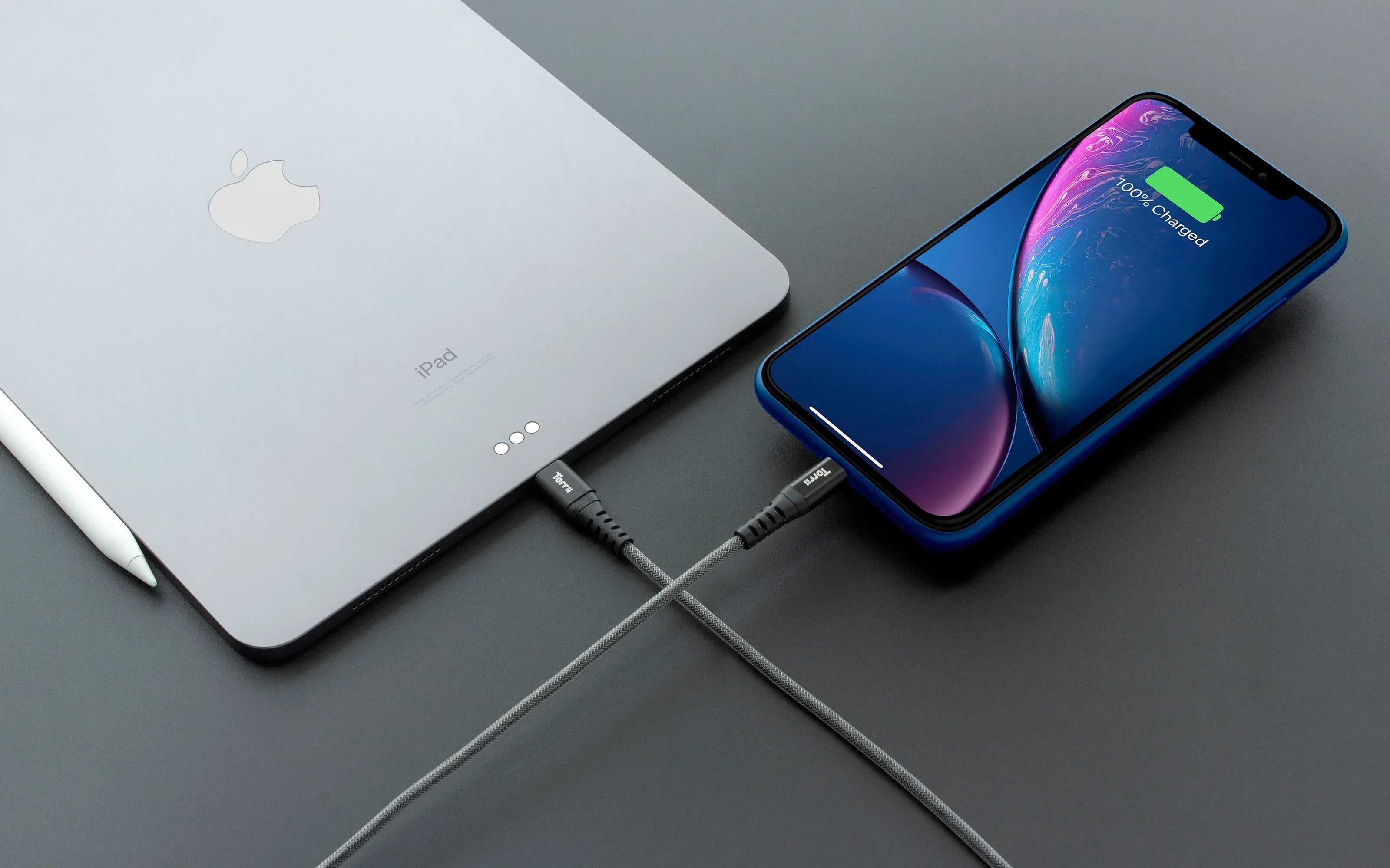 Torrii Kevable Type-C To Mfi Lightning Cable - Black - Tashqila