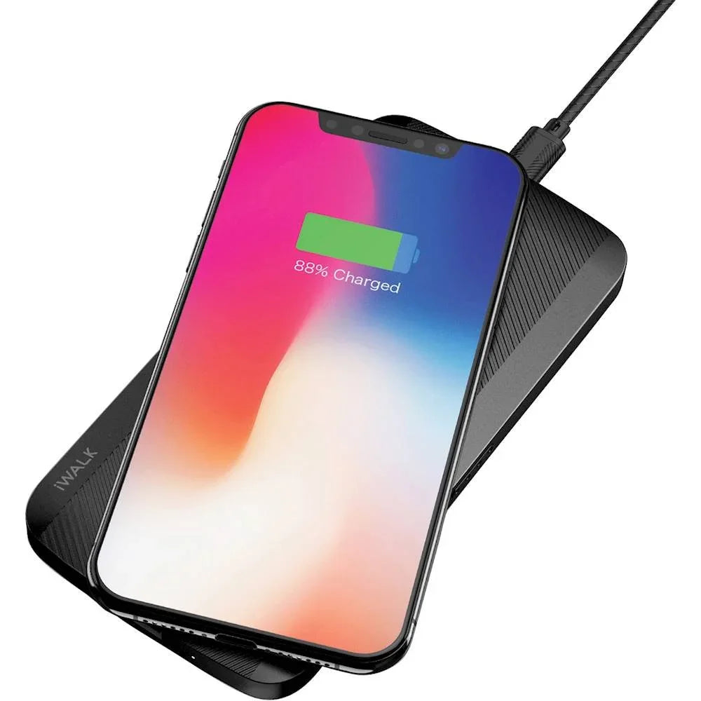 iWalk Scorpion Wireless Charging Pad - Black - Tashqila