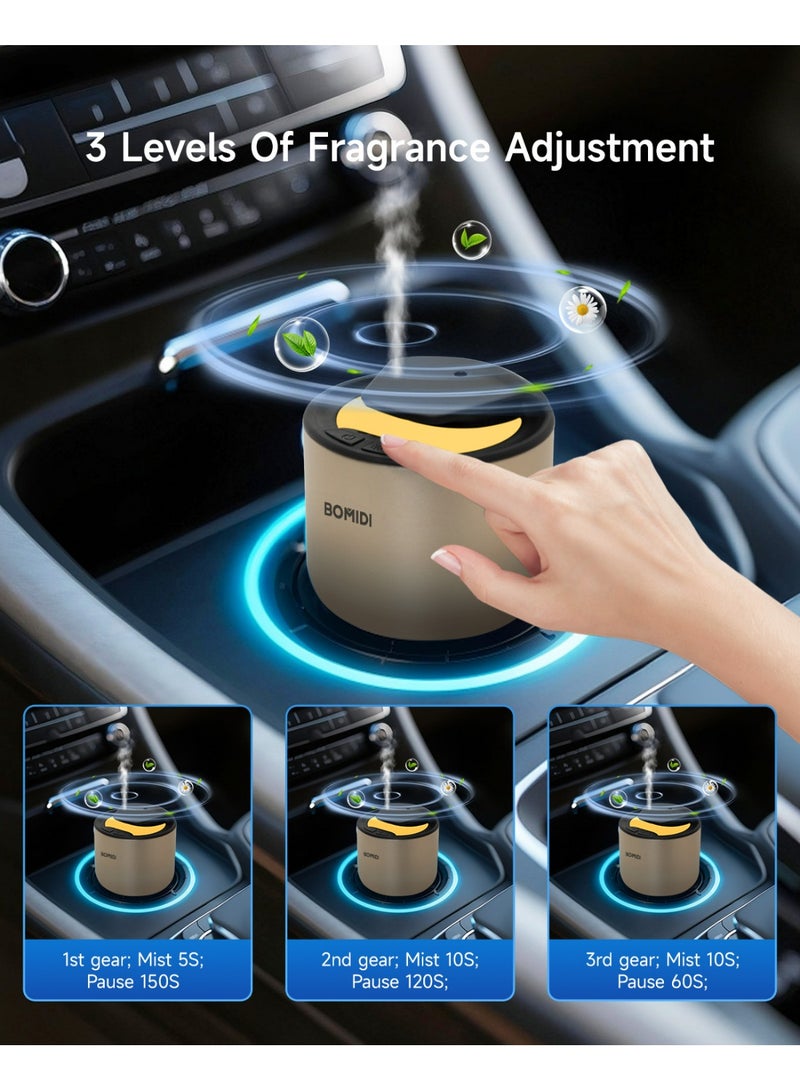 Bomidi Waterless Diffuser Machine 15ml Capacity AD03 Gold