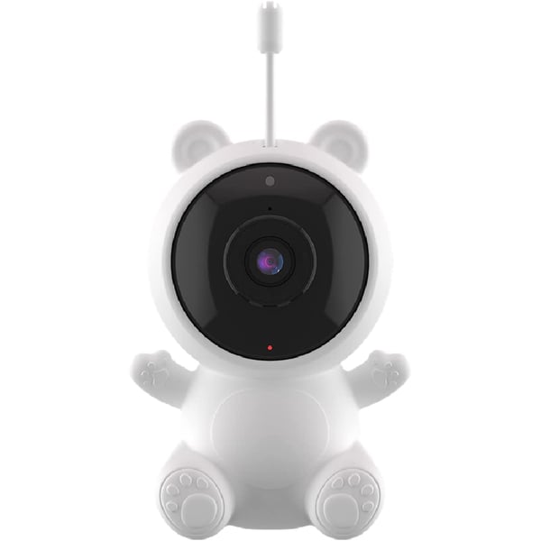 Powerology Wi-Fi Baby Camera Monitor Your Child in Real-Time - White