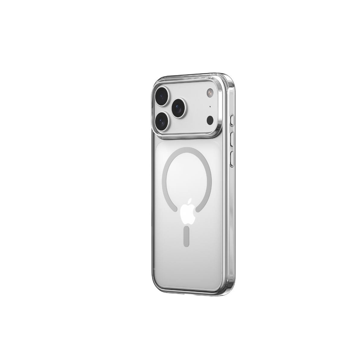 Devia iPhone 18 Pro Glimmer Series Anti-Yellowing Magnetic Case, Silver