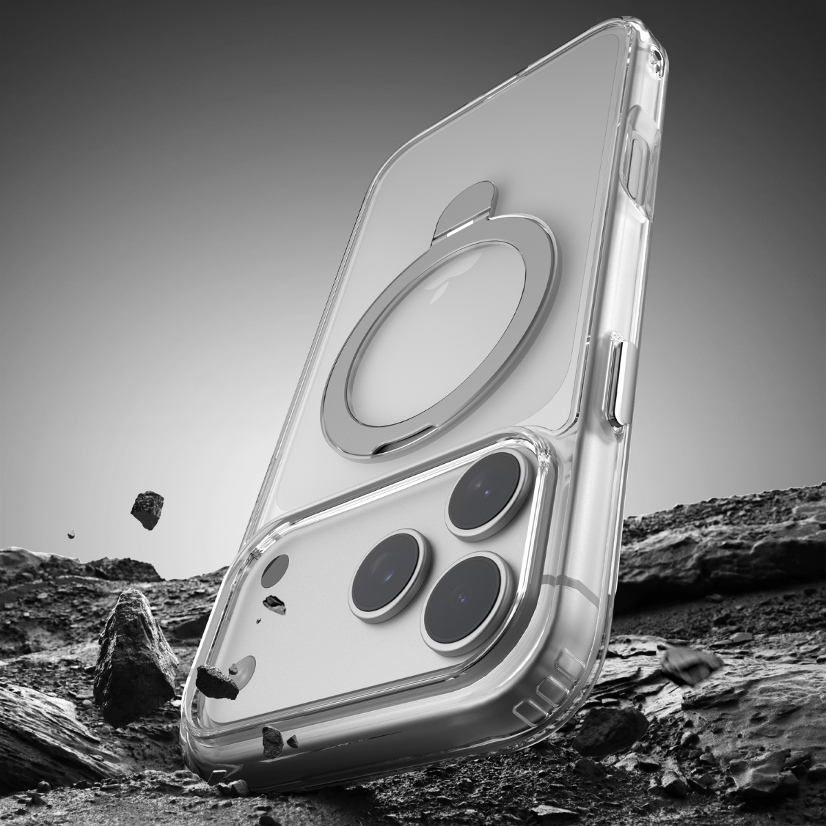 Devia iPhone 18 Pro Max Clean Series Magnetic Stand Case, Clear