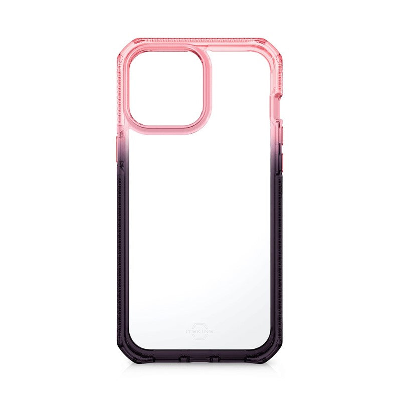 Itskins Supreme Prism iPhone 13 Pro Max Cover - Light Pink And Grey