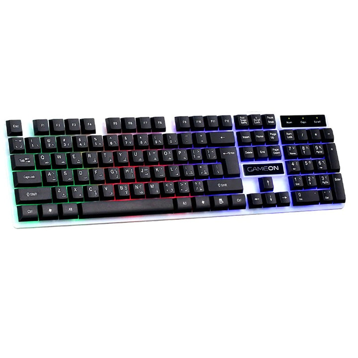 GAMEON Dominion Series GO21KM-B Wired Keyboard & Mouse 2 in 1 Combo - Arb/Eng
