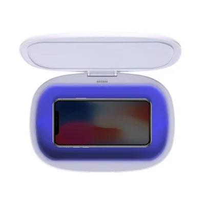 iWalk Capsule Multi-Function Disinfection Box With 10W Wireless Charging - White - Tashqila