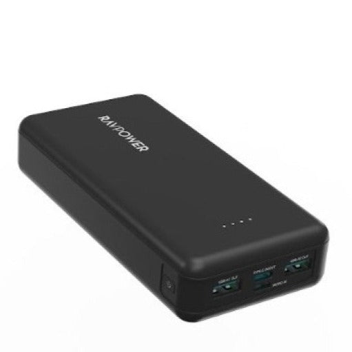 Ravpower PD Pioneer 20000Mah Power Bank 15W With 4 Ports - Black