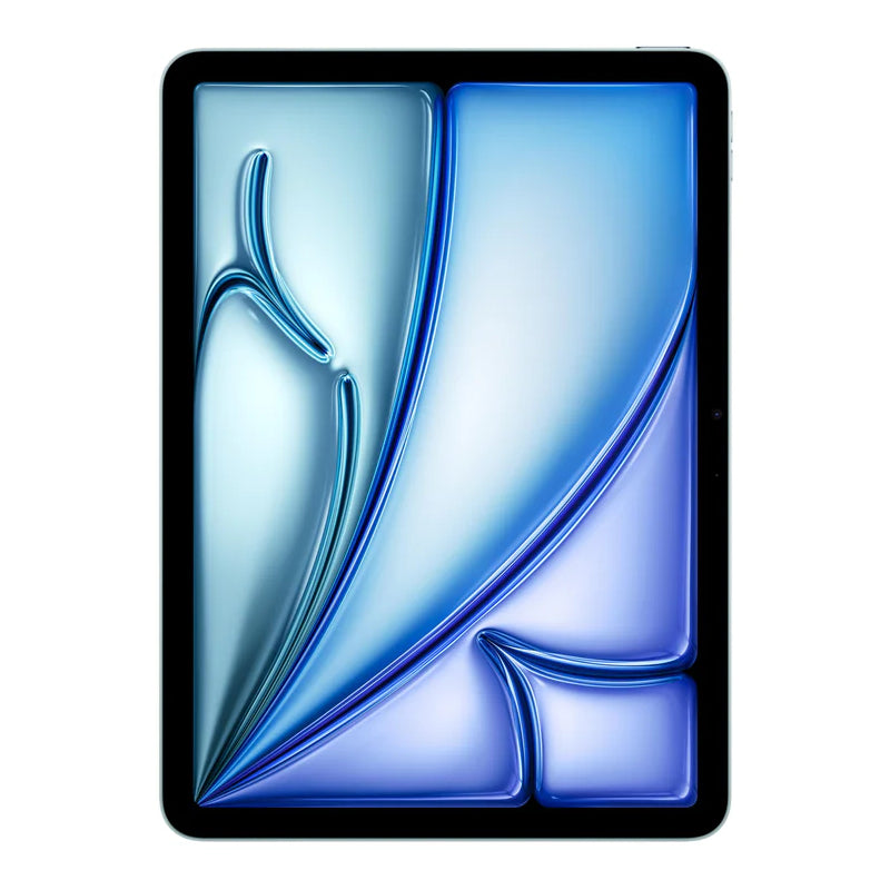 أبل آيباد إير (الجيل السادس) - شريحة M2 / سعة 128 جيجابايت / شاشة ليكويد ريتينا بحجم 11 بوصة / اتصال واي فاي / ضمان لمدة سنة واحدة / اللون الأزرق - جهاز لوحي
