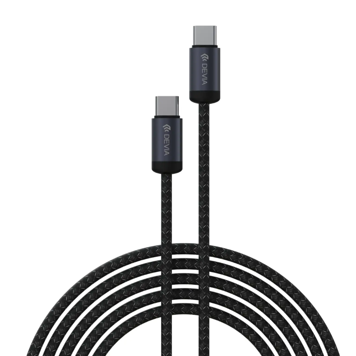 Devia Extreme Speed Series Pd30W+QC Fast Car Charger Set With C-C Cable - Deep Sky Gray