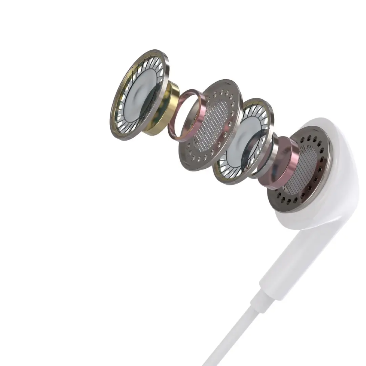 Devia Kintone Series A2 Wired Earphone (Type-C Digital) - White