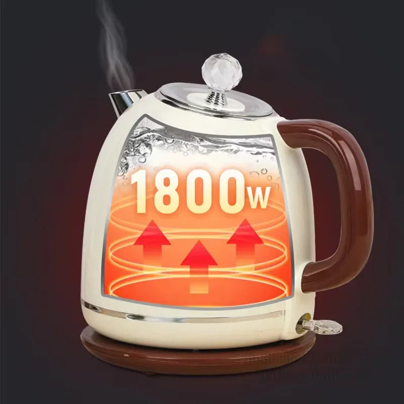 Santira 1.7L Electric Kettle ST-1831 - Brown - Tashqila