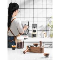 walnut-wood-portafilter-and-tamper-holder - Tashqila Kuwait