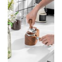 walnut-wood-portafilter-and-tamper-holder - Tashqila Kuwait