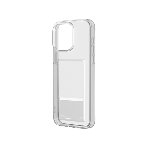 Uniq hybrid Airfender Case for iPhone 15 Pro - Nude Transparent
