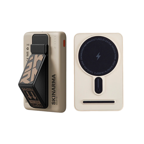 Skinarma Magnetic Powerbank 5000 mAh 20W Usb-C Pd With Smart Grip Stand - Ivory