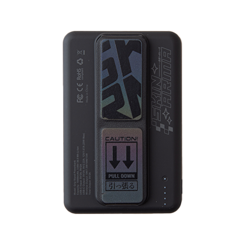 Skinarma Magnetic Powerbank 10000 mAh 20W Usb-C Pd With Smart Grip Stand - Black