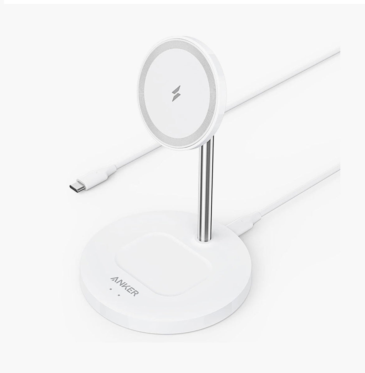 Anker Powerwave Magnetic 2-In-1 Stand Lite - White