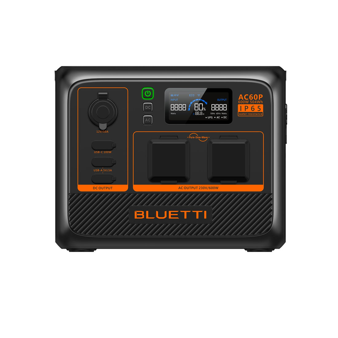 Bluetti Portable Power Station, 600W 504Wh