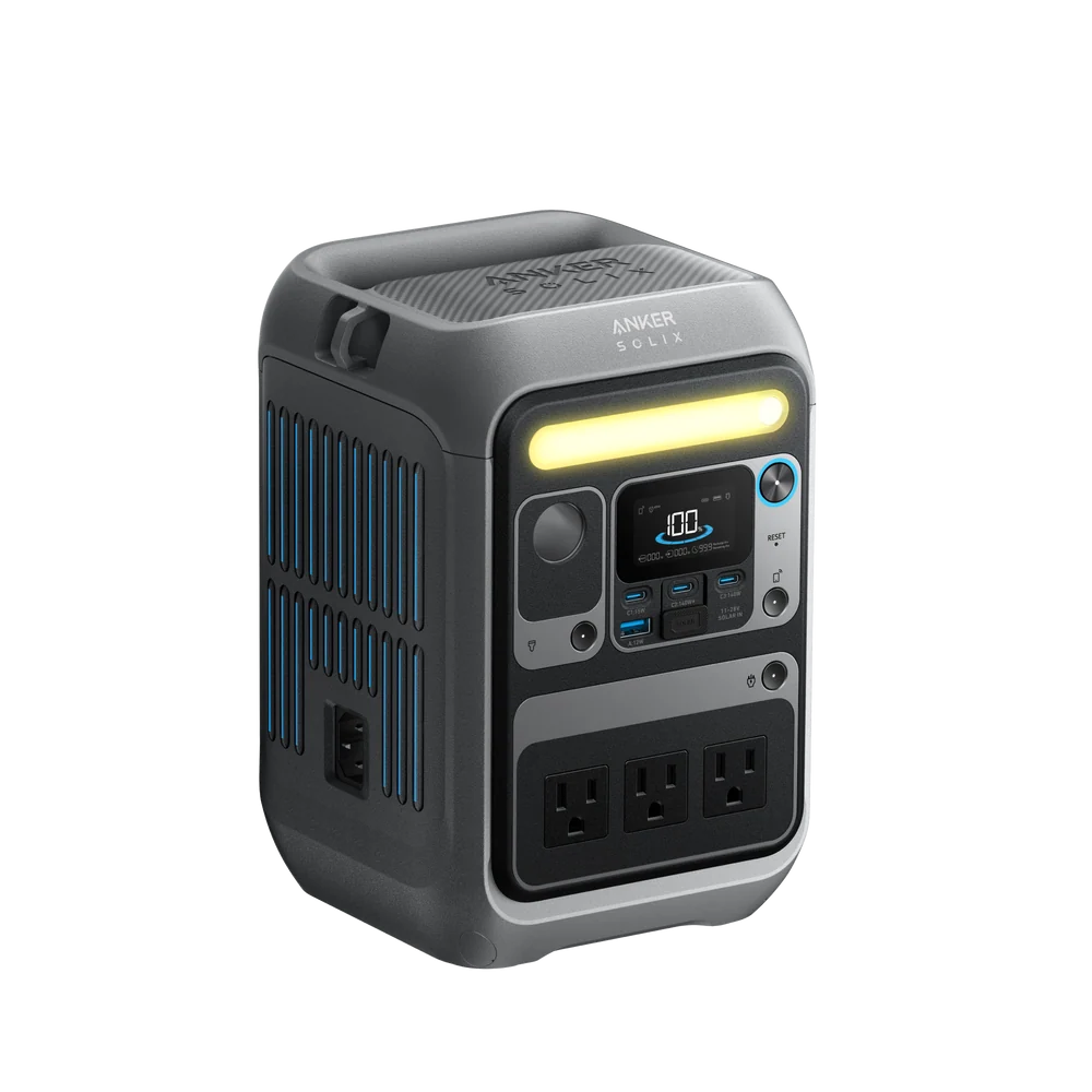 Anker SOLIX C300 AC Portable Power Station (A17222Z1) – 288Wh | 300W  (600 W Surge) Black