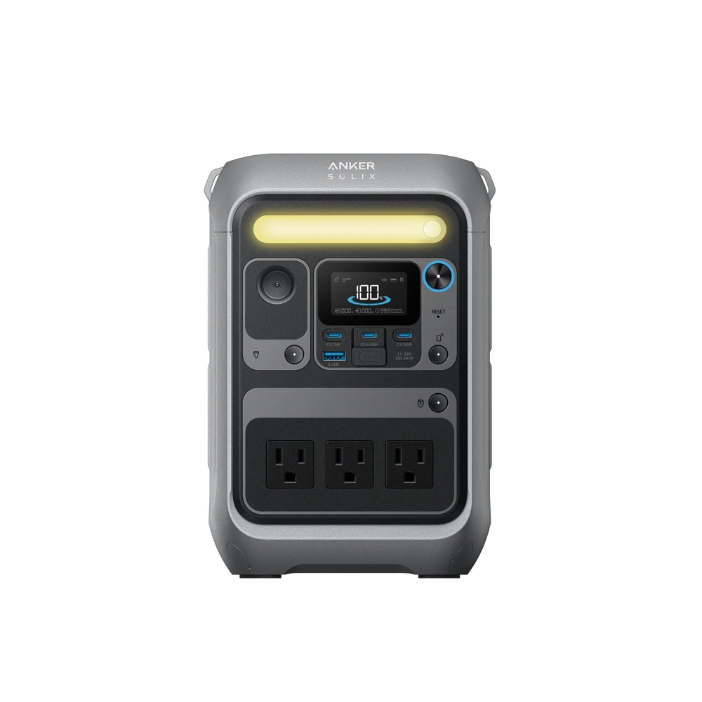 Anker SOLIX C300 AC Portable Power Station (A17222Z1) – 288Wh | 300W  (600 W Surge) Black
