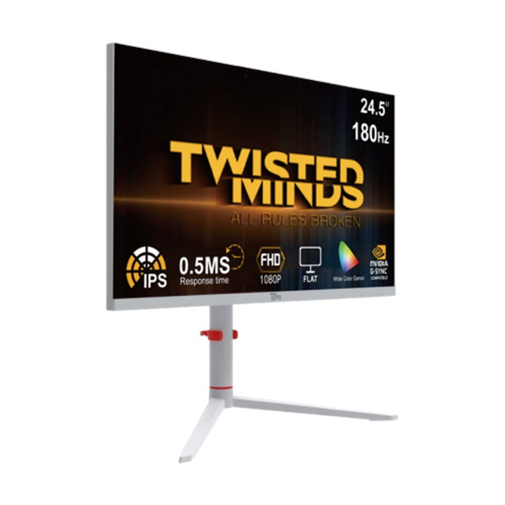 Twisted Minds 24'' FHD, 180Hz, Gaming VESA READY, with speaker RGB, Adjustable Stand Gaming Monitor - Tashqila
