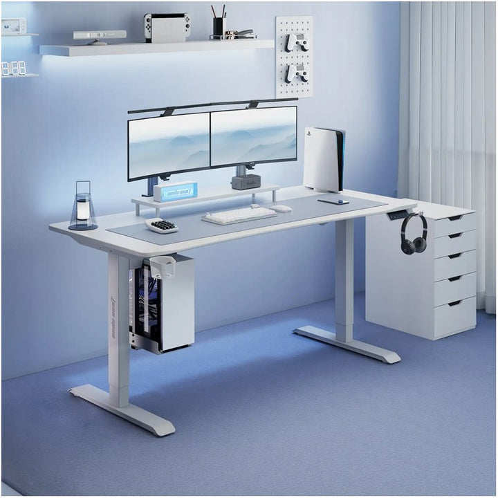 AndaSeat Xtreme Series Gaming Desk, Size (140*75 cm) - White - Tashqila