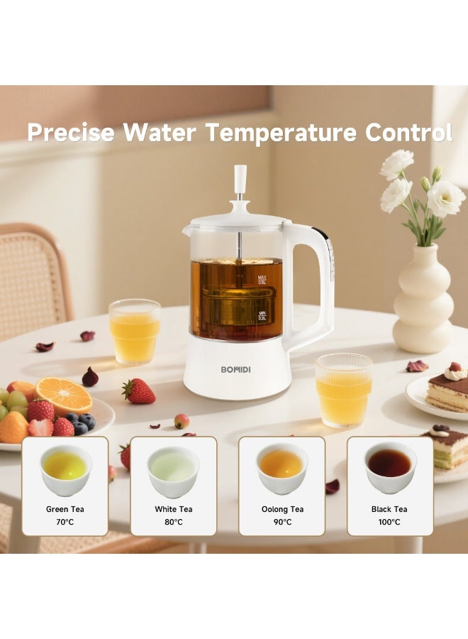 Bomidi 500ml Electric Travel Kettle for Tea & Coffee White