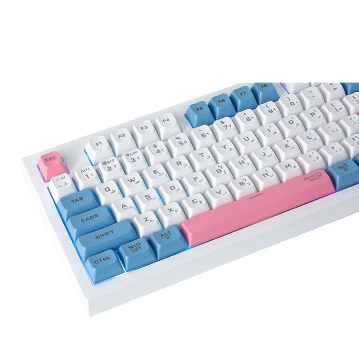 Twisted Minds Spectrum Pro Series 75% Compact Size 87 keys Wireless Membrane Keyboard - (Eng/Arb) - Tashqila