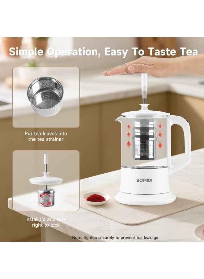 Bomidi 500ml Electric Travel Kettle for Tea & Coffee White