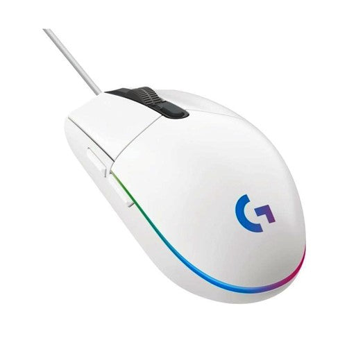 ماوس الألعاب Logitech G203 LIGHTSYNC - أبيض