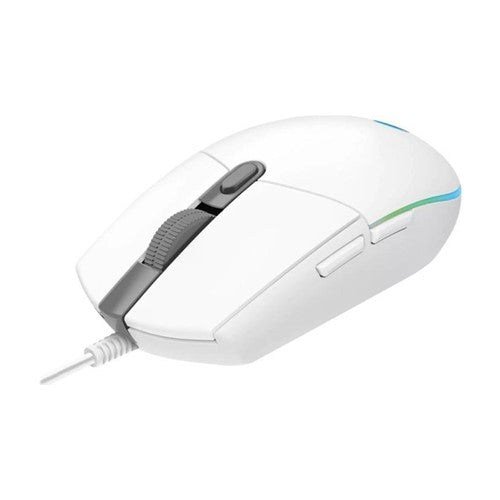 ماوس الألعاب Logitech G203 LIGHTSYNC - أبيض