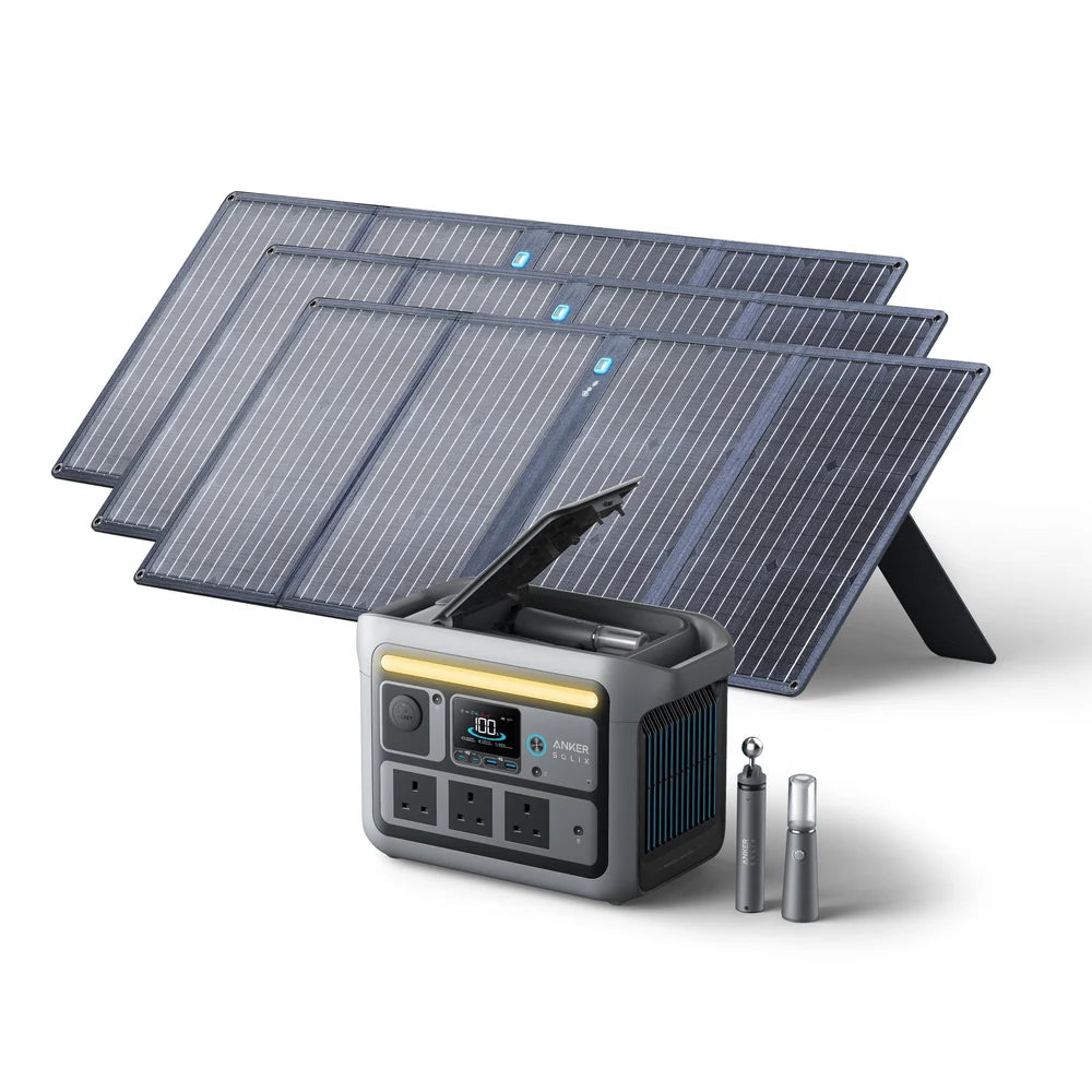 Anker SOLIX C800 Portable Power Station (A17532Z1) – 768Wh | 1200W