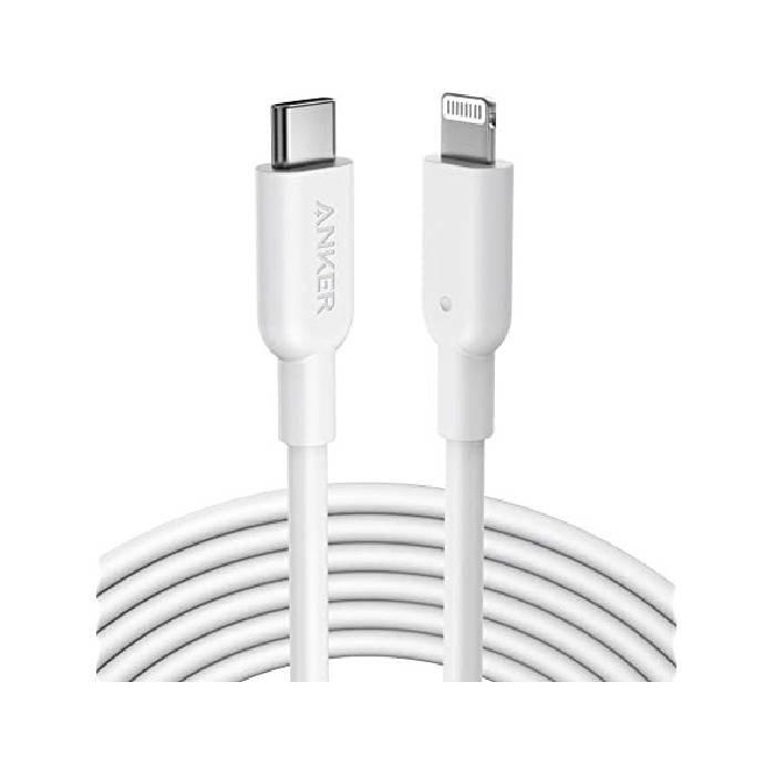Anker 542 USB-C to Lightning Cable (Bio-Based) (1.8m/6ft) - White
