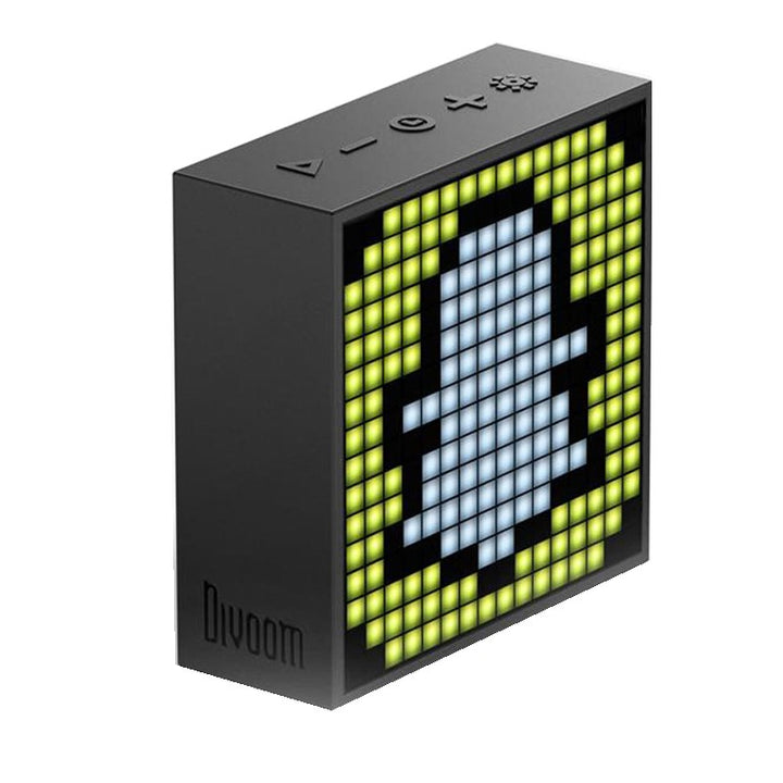 مكبر صوت بلوتوث Divoom Timebox-Evo LED Pixel - أسود