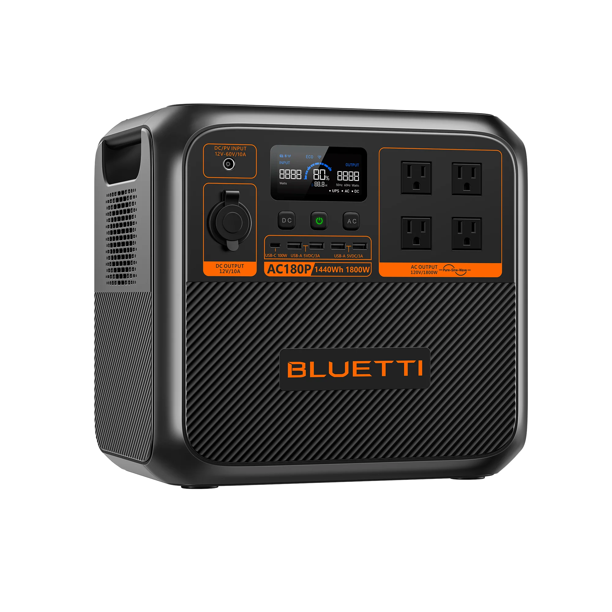 Bluetti Portable Power Station, 1800W 1440Wh