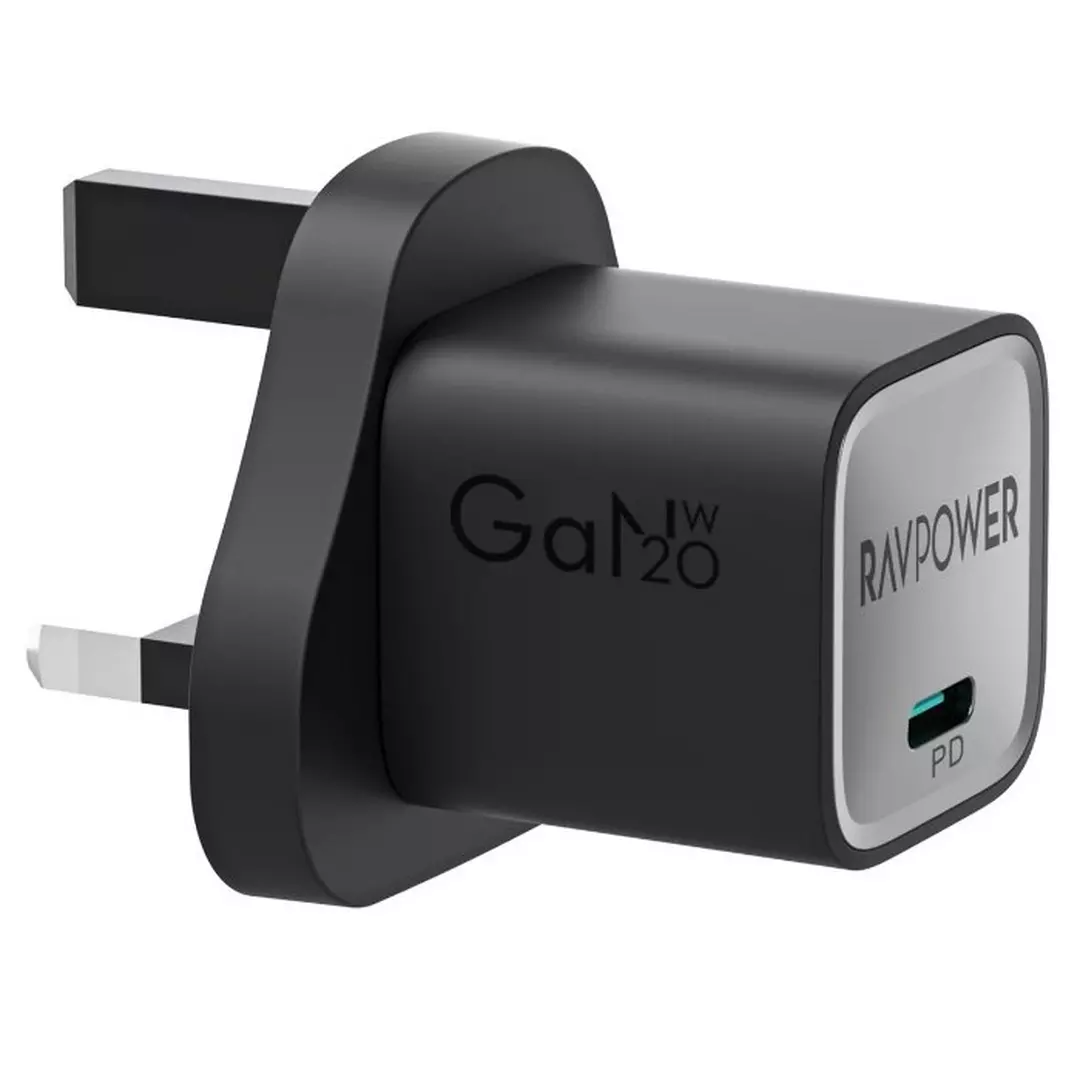 Ravpower 20W Gan Wall Charger - Black