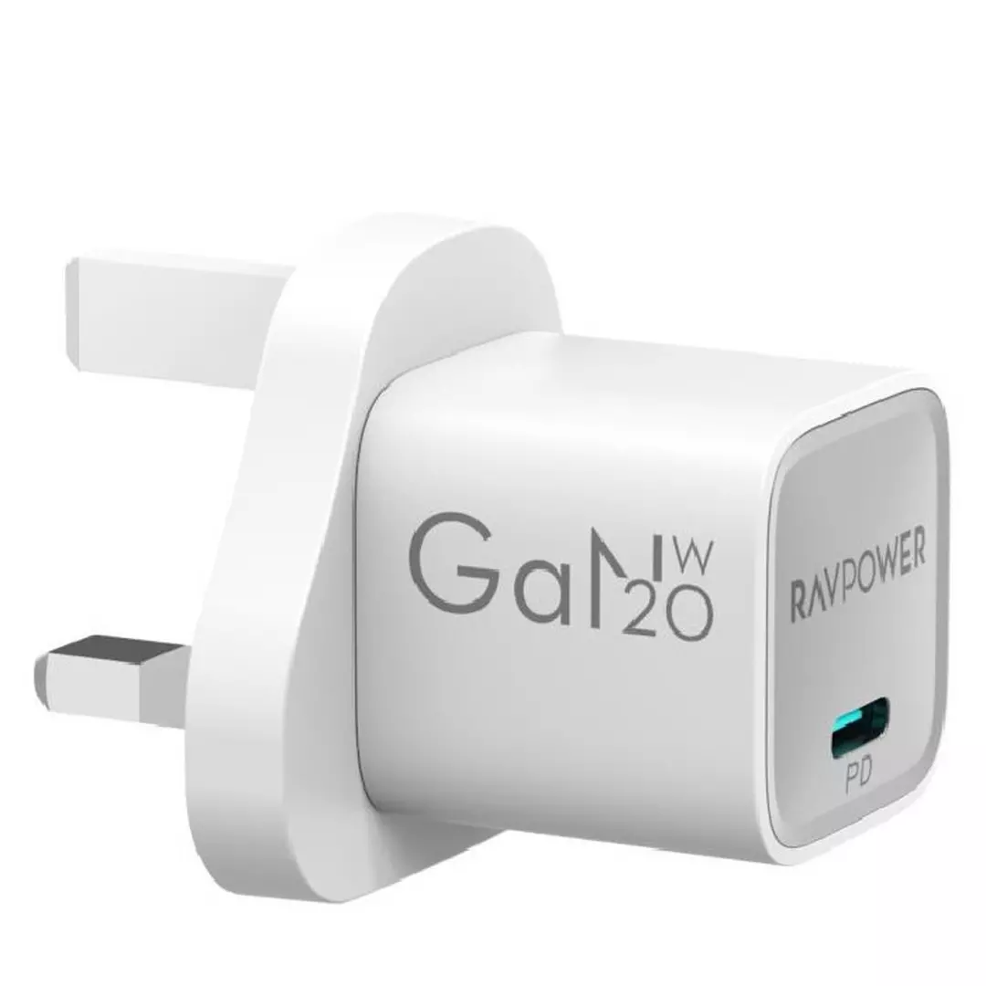 Ravpower 20W Gan Wall Charger - White