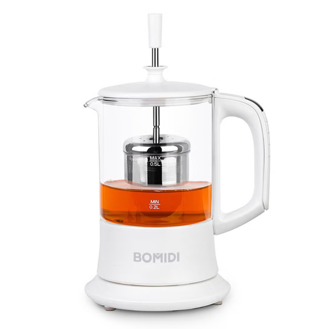 Bomidi 500ml Electric Travel Kettle for Tea & Coffee White