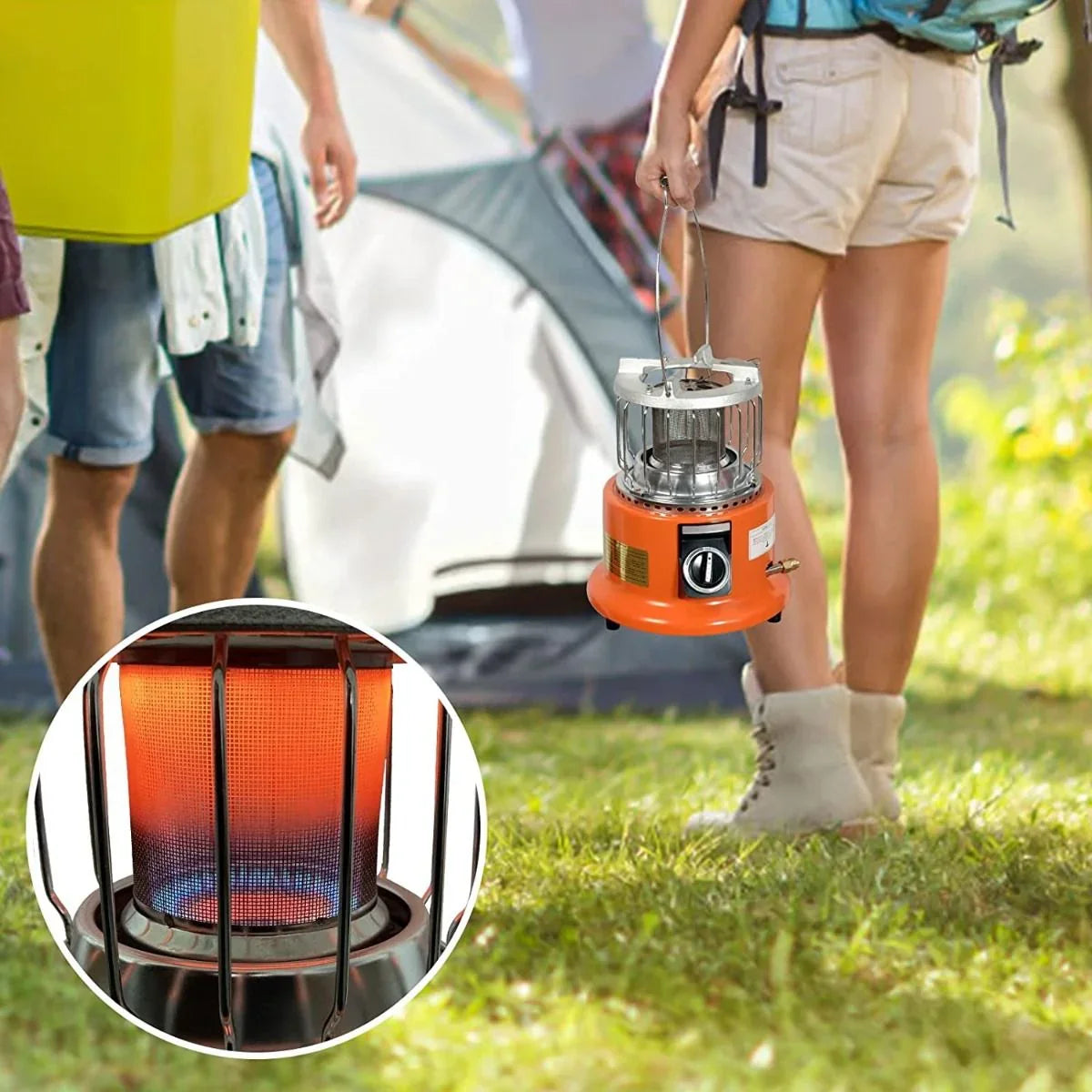 Santira Portable Gas Heater OC-G3000 - Tashqila