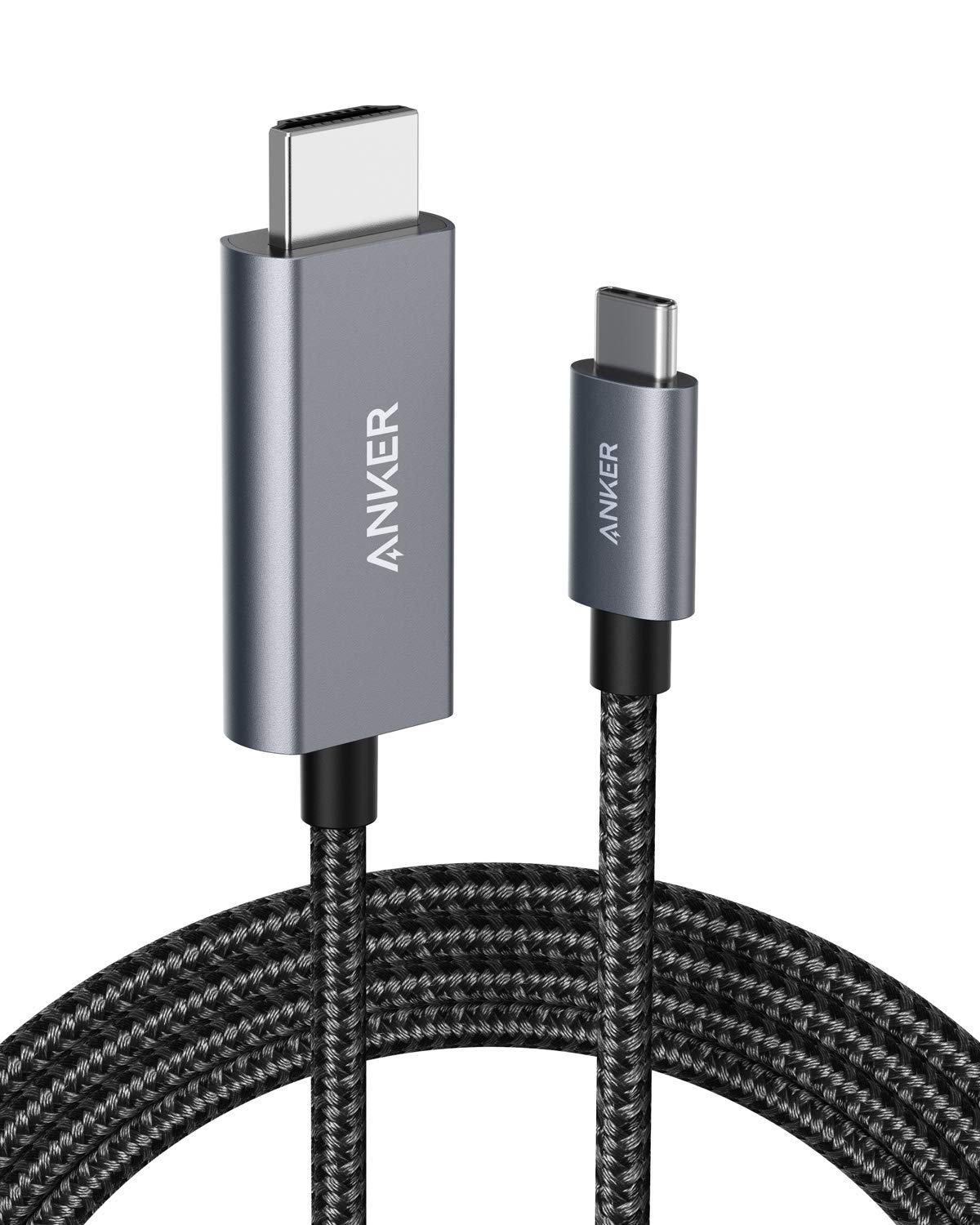 Anker 311 USB-C to HDMI 4K Nylon Cable (1.8m/6ft) - Black