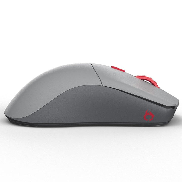 Glorious Series One PRO Wireless Mouse - Centauri - Grey/Red - Forge