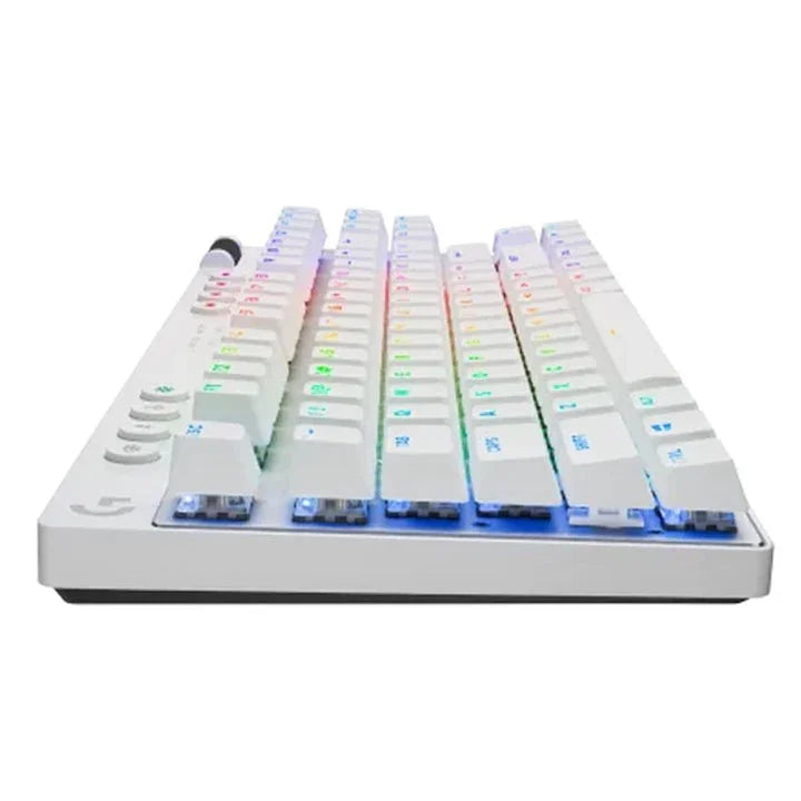 Logitech Pro X TKL Lightspeed Wireless Gaming Keyboard - White - Tashqila