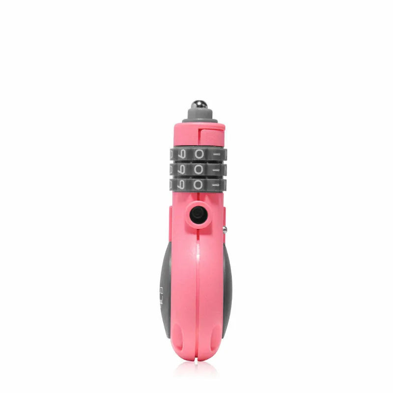 Monocozzi Bon Voyage Retractable Luggage Lock - Pink